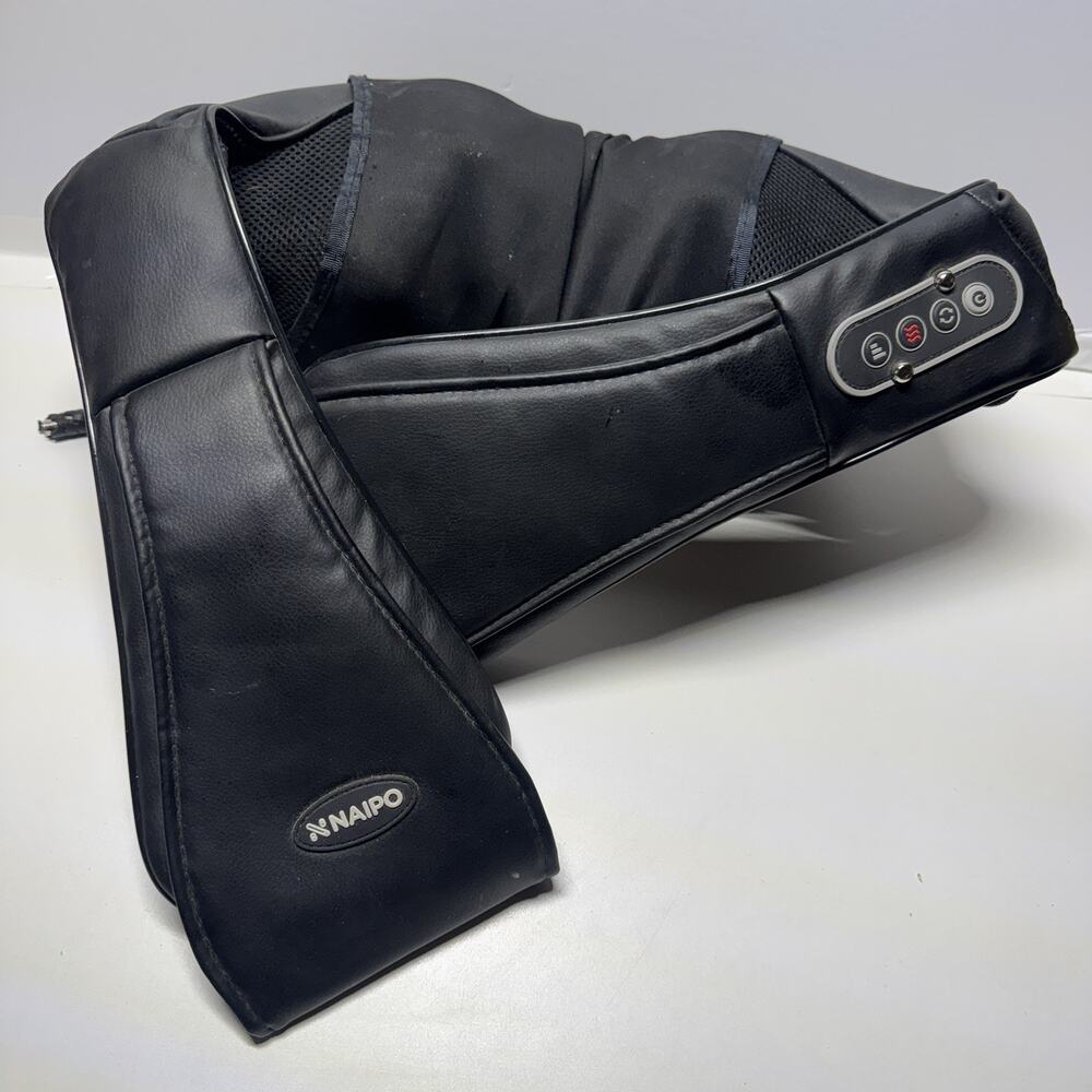 Naipo MGS-150DC Shoulder Neck Massager Shiatsu Knead Massage & Heat no adapter